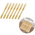 9 cm length biodegradable bamboo salad picks